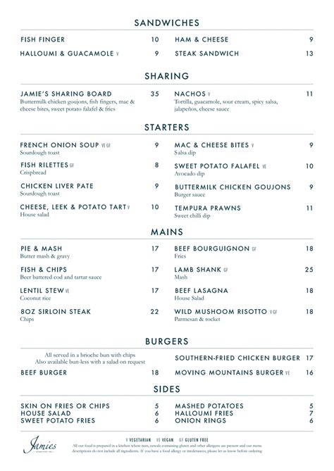 james tudor street menu.